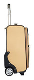 Carryon Laptop Computer Bag Rolling Travel Wheel Overnight Luggage Case Beige