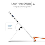 ASUS T102HA-C4-WH Transformer Book 10.1" 2 in 1 Touchscreen Laptop, Intel Quad-Core, White, Pen and