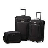 American Tourister Fieldbrook Xlt 3Pc Set (Bb/21/25 Upright), Black