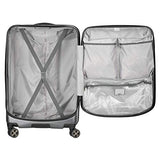 DELSEY Paris Luggage Cruise Lite Hardside 2.0 25" Checked Lightweight Suitcase, Platinum