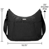 Baggallini Hobo Travel Tote, Black, One Size