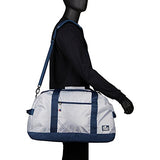Sailorbags Silver Spinnaker Racer Duffel (Silver With Blue Trim)