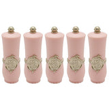 Buorsa 10 Pack Plastic Pink Empty DIY Lip Balm Tube Lipstick Chapstick Container Cosmetic Holder