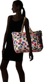 Vera Bradley Women's Lighten Up Expandable Tote, Falling Flowers Neutral