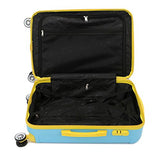 The Blue Brio Thick Rib 3-Piece Hardside Spinner Luggage Set