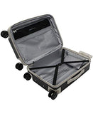 BCBGeneration Luggage Hardside Large 28" Suitcase with Spinner Wheels (28in, Luxe Gunmetal/Black)