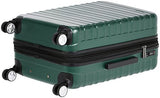 AmazonBasics Premium Hardside Spinner Luggage with Built-In TSA Lock - 2-Piece Set (20", 28"), Green