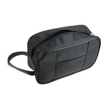 FakeFace Men's Zipper Business Travel Cosmetic Bag Makeup Wash Toiletry Bag Case Pouch Bathroom