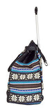 Trendy Flyer Computer/Laptop Rolling Bag 2 Wheel Case Tribal Blue