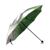 Travel Umbrella Windproof Compact Umbrella Automatic Foldable Trees