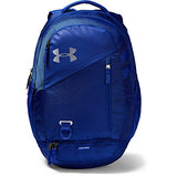 Under Armour Adult Hustle 4.0 Backpack , Royal (400)/Silver , One Size