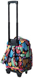 Rockland Double Handle Rolling Backpack, New Heart, 17-Inch