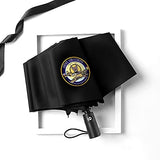 Aac P-40 Warhawk 49fg 7th Fighter Squadron Waterproof Windproof Automatic Tri-Fold Umbrellas Uv-Resistant Vinyl Travel Umbrellas Durable Portable Parasol Outdoor Sun&Rain Umbrellas