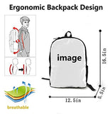 NiYoung Unisex Fashion Lightweight School College Backpack Casual Daypack Travel Business Outdoor Laptop Backpack with Side Pockets (Chicago City Tornado Storm Weather Pattern)