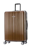 NaSaDen Suitcases with wheels Large luggage TSA Lock ABS+PC [Coffee Gold] 29-Inch German Design lightweight away luggage