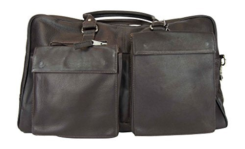 Latico Leathers Basics Two Pocket Duffel , Authentic Luxury Leather, Designer Fashion, Top