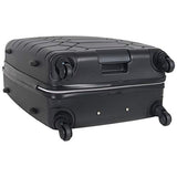 Aimee Kestenberg Women's Diamond Anaconda 3-Piece Set: 20", 24", 28", Black/Silver