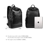BOSTANTEN Leather Backpack School Laptop Travel Camping Computer Shoulder Bag Gym Sports