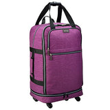 Biaggi Luggage Zipsak 31" Micro Fold Spinner Suitcase, Purple