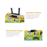 NiYoung Video Game Weapon Funny Gamer Elastic Travel Luggage Case Protective Anti-Scratch Dust Proof Baggage Suitcase Cover Fit 22"-24" Luggage (M)