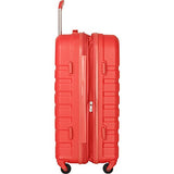 Nautica Henderson Harbor 24 Inch Hardside Expandable Suitcase, Cherry Red
