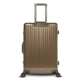 Gabbiano Aurora Collection Aluminum Frame 2-Piece Luggage Set with Dual TSA locks (Titanium Gold)