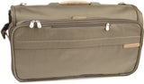 Briggs & Riley Baseline Compact Tri-Fold Garment Bag,Olive,14X22X8.5