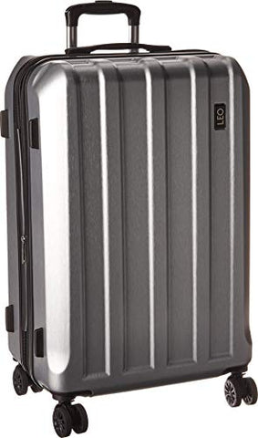 Leo By Heys Unisex Lexon Expandable Spinner 27" Silver One Size