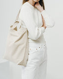 BAGGU Duck Bag Canvas Tote, Essential Everyday Tote, Spacious and Roomy, Natural Canvas (2018)