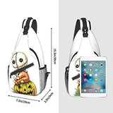 Sam Trick Or Treat Casual Messenger Bag Shoulder Bag Small Body Large Capacity Backpack Travel and Hiking Fashion Shoulder Bag