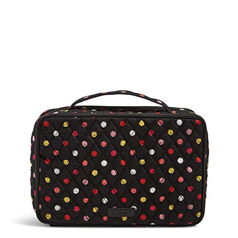 Vera Bradley Large Blush & Brush Makeup Case, Havana Dots