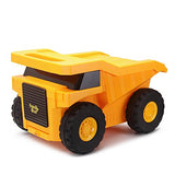 PUQU Monster Truck Design Kids Travel Suitcase Toddler Luggage With Wheels (Yellow)