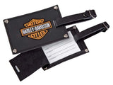 Harley-Davidson Bar & Shield Belted Luggage Tags Leather 99301