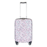 Ricardo Beverly Hills Beaumont 20-inch Carry-On Suitcase (White Sparkling Geode Print)