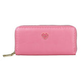 Damara Womens Multi-Layer Travelling Wallet With Detachable Wristlet,Rose