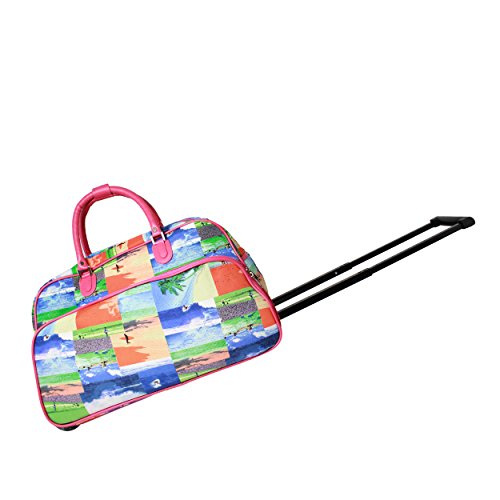 World Traveler Women'S Summer 21-Inch Bag Rolling Duffel, Surf, One Size