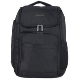 Kenneth Cole Reaction Top Zip Laptop with USB Port (RFID) Backpack, Black One Size