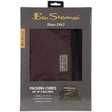 Ben Sherman Printed Polyester 3-Piece, Houndstooth