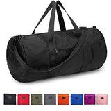 Vorspack Small Duffel Bag 20 Inches Foldable Gym Bag for Men Women Duffle Bag Lightweight with Inner Pocket for Travel Sports - Black
