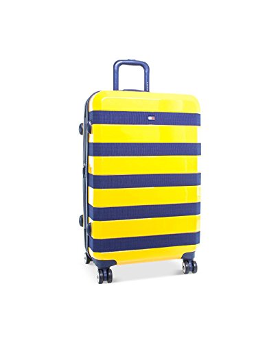 Tommy Hilfiger Rugby 25" Expandable Hardside Spinner, Yellow