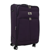 Chariot Prague 3-Piece Luggage Set Purple