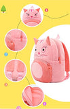Cute Toddler Backpack Toddler Bag Plush Animal Cartoon Mini Travel Bag for Baby Girl Boy 1-6 Years (Cat)
