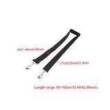 BQLZR 38MM in Width Knapsack Waist Single Hole Strap D-Ring Buckle with Shoulder Pad for Toolbox