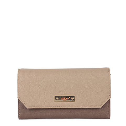 Nikky Women'S Rfid Blocking Bifold Wallet With Credit Card Holder Travel Purse, Natural, One Size