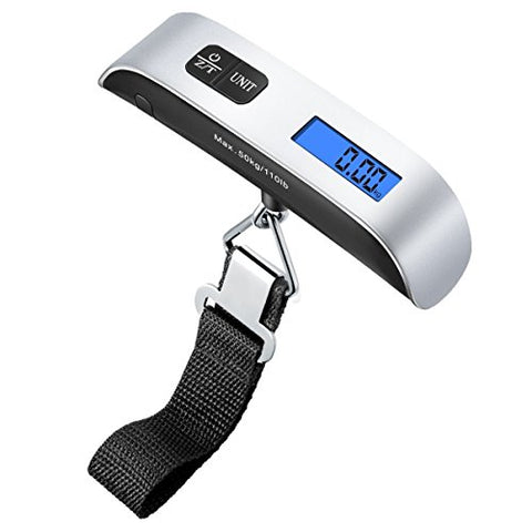 Amir Digital Luggage Scale, 110Lb/50Kg Hanging Portable Travel Electronic Suitcase Scale, Backlight