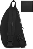 JanSport City Sling Crossbody Bag - Versatile Backpack | Ideal Travel & Day Pack | Blacktop