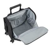 Briggs & Riley Baseline-Softside Cabin Spinner Bag, Black, Underseater 16-Inch
