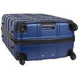 Ben Sherman Nottingham 28" Lightweight Durable Hardside 4-Wheel Spinner Checked Suitcase, Cobalt