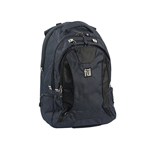 ful Ful Navigator Padded Laptop Backpack Backpack, Navy
