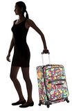 Lily Bloom Midsize 24" Expandable Design Pattern Luggage With Spinner Wheels For Woman (24in, Bliss)